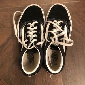 Girls Vans sneakers.